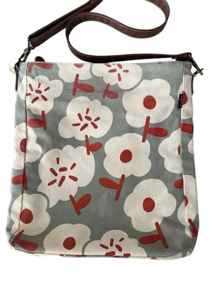 Bolso de Mano Maika Reciclado Lona Floral Estampado Sierra Bandolera Cartera de Hombro AOP Foto 1 de 4