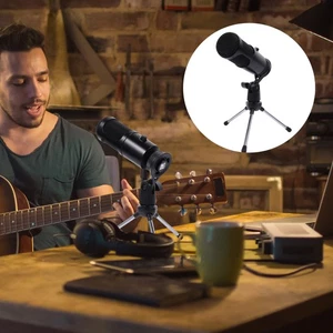 USB Microphone Condenser for Streaming Professional Studio Kit Laptop - Afbeelding 1 van 12