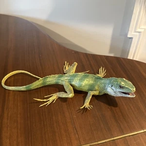 Modellino giocattolo rettile lucertola iguana in gomma AAA vintage realistico  - Foto 1 di 7