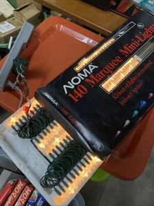 VTG Noma 140 Marquee Mini Clear/white Lights In Motion Christmas Chase Twinkle - Picture 1 of 7