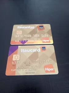 Brasil - Itaú Bank - Gold - Hiper - Lot of 2 Expired Card - Picture 1 of 2