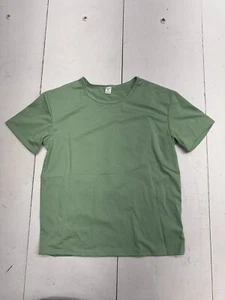 Shein Kids Green Short Sleeve Back Graphic T Shirt Boys Size 12 Youth - Picture 1 of 6