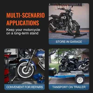  Cuña de rueda de motocicleta de alta resistencia, ajustable, ruedas de 15-22", capacidad de 1800 libras - Imagen 1 de 10