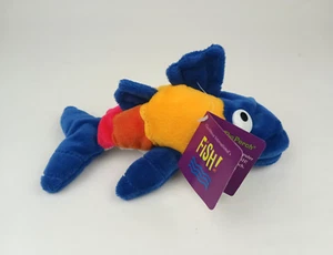 The Fish Philosophy Blue Pete der Barsch Plüschtier 8 Zoll Stofftier Catch The Energy Beanie - Bild 1 von 13