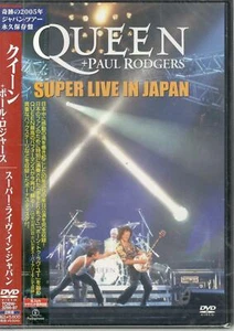 Queen + Paul Rodgers, Super Live In Japan 2xDVD; Japanese w/OBI Strip, New, SS - Picture 1 of 2
