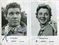 Christian Wolff and Elisabeth Terval autographs, German  ACTOR - ACTRESS - Jäger