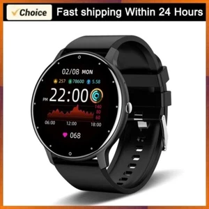 2024 Smart Watch Women Men Lady Gift Sport Fitness Watches Heart Rate - Picture 1 of 7