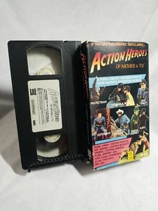 Action Heroes of Movies & TV (VHS, 1989) BATMAN Superman Rocketman HTF - Picture 1 of 2