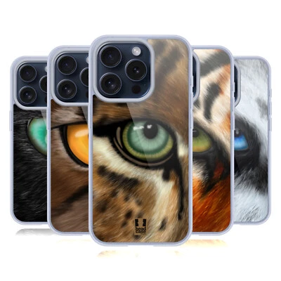 HEAD CASE DESIGNS ANIMAL EYE SOFT GEL CASE FOR APPLE iPHONE PHONES - Image 1 of 4