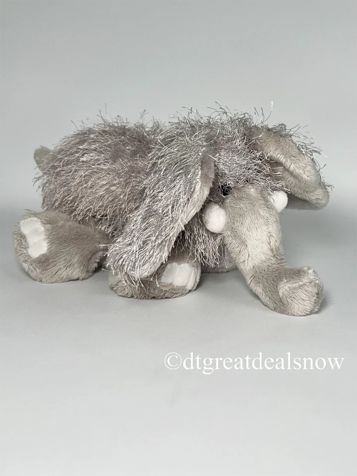 GANZ Webkinz HM07 Fuzzy Soft Gray Elephant  Plush Stuffed Animal No Code - Image 1 of 4