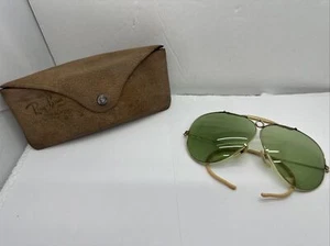 Aviador verde vintage B&L Ray Ban Bausch & Lomb 1/10 12 k GF 60 mm X 55 mm con estuche - Imagen 1 de 9