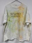 Vintage 90s WWJD Tie Dye T Shirt Mens Size OSFA Single Stitch White Paint Splat