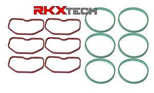 RKX Upper & Lower Intake Manifold Gaskets Set of 12 For Audi 3.0T B8 S4 SQ5 A6