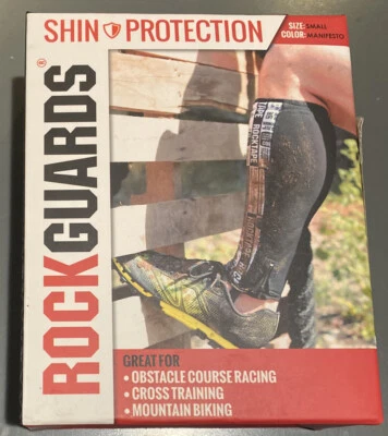 Protección de espinillas Rockguards - Talla pequeña - Manifiesto de color - ¡¡¡NUEVO!!!! Foto 1 de 2