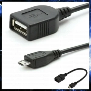 CAVO OTG MICRO USB CAVETTO ADATTATORE DATI MASCHIO PER PC TABLET SAMSUNG HUAWEI - Imagen 1 de 5