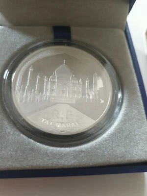 Pièce 10 euros ARGENT  Monnaie de Paris  TAJ MAHAL  (Collection UNESCO) Limitée - Photo 1/4