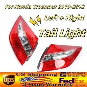Pair Left+Right Side Tail Lights Rear Lamps For Honda Accord Crosstour 2010-2012 - Picture 1 of 12