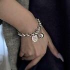 Fashion 925 Silver Star Heart Chain Bracelets Bangle Charm Women Wedding Jewelry