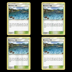 4x Brooklet Hill 120.0 Sun Moon Guardians Rising 2017.0 Pokemon Cards Playset - Picture 1 of 7
