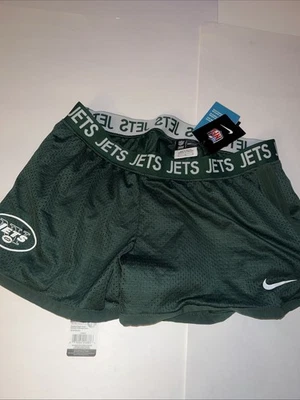 Nike Mujeres NFL New York Jets Dri Fit Entrenamiento Jersey Pantalones Cortos Talla L Foto 1 de 4