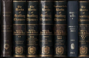 Complete Works of Geoffrey Chaucer Edited by Skeat, Walter. 7 Volume Set. - Picture 1 of 3