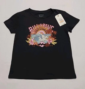 BRAND NEW Billabong Dark Grey Pink Signature Designed Shirt Sz. Small - Picture 1 of 8