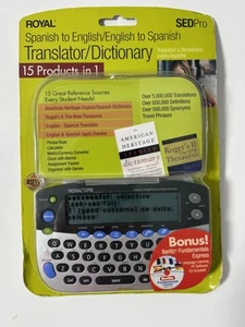 Royal English To Spanish Translator - Royal 29542Q - Translator/Dictionary - NiB - Picture 1 of 2