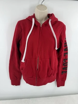 REFLEX Red Teens Zip Up Hoodie Sweater Jacket Size Medium - Image 1 of 4