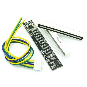 LED Audio Spectrum Level Indicator VU Meter 12V 24V with Multiple Functions - Picture 1 of 32