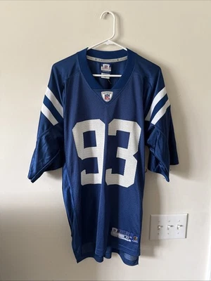 Camiseta deportiva para hombre Reebok Dwight Freeney #93 Indianapolis Colts equipo NFL talla M Foto 1 de 4