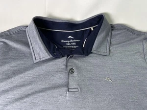 Tommy Bahama Polo Shirt Mens Size 2XL Gray Golf Performance Lightweight Logo - Bild 1 von 9