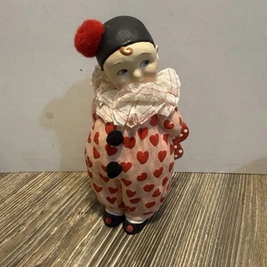 Figura RARA Bethany Lowe Mary Engelbreit Papel Maché DULCE PAYASO DE SAN VALENTÍN - Imagen 1 de 13