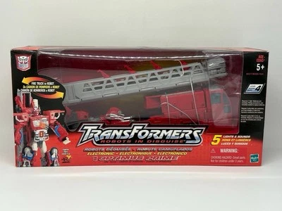 Hasbro Transformers RID Optimus Prime Fire Engine 2001 - Image 1 of 4