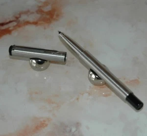 Kugelschreiber Tintenroller PARKER Modell Vector Stahl Bürste G417 - Picture 1 of 8