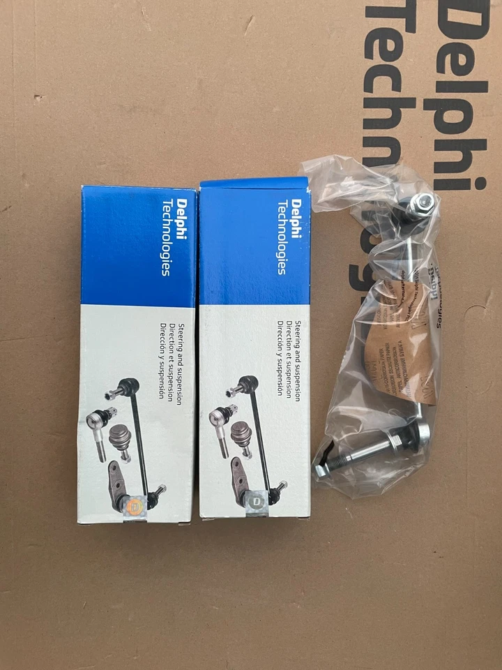 Barra estabilizadora delantera izquierda Delphi OEM para Porsche 911 Boxster 99634306902 99634307002 Foto 1 de 1