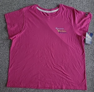 Champion Plus Size Short Sleeves Crew Neck Powerblend T-Shirt 2X Inari NWT - Picture 1 of 2