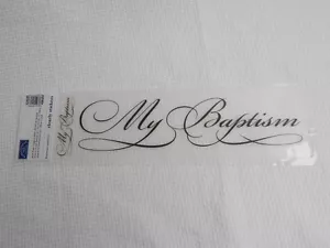 My Baptism Scrapbook Clearly Sticker by Karen Fosters Design - Picture 1 of 1