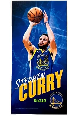 Toalla de playa Stephen Curry NBA Golden State Warriors 30"x60" Foto 1 de 4