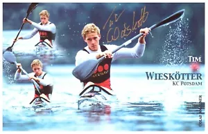 Tim Wieskötter Kanu (1.OS 2004) Autogrammkarte (06.24) - Bild 1 von 1