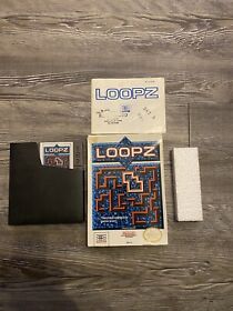 Loopz (Nintendo, NES 1990) Complete in Box CIB