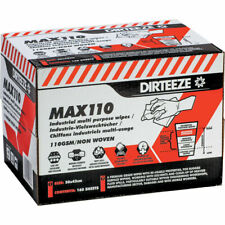 Dirteeze MAX110 Industrial Multi-Purpose Wipes 110gsm - Pack of 160 | 30x42cm