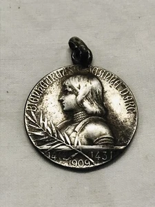 Maison De Jeanne D’Arc  Coin  Pendant for  Braclet or Necklace - Picture 1 of 7