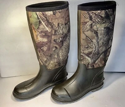 RedHead Camo Utility Waterproof Rain Muck Rubber Neoprene Boots W8, M6.5 - Image 1 of 4