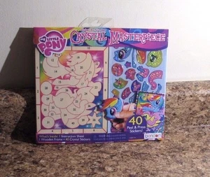 My Little Pony Sticker By Number Art Activity Set Rainbow Dash Fluttershy NEW - Picture 1 of 3