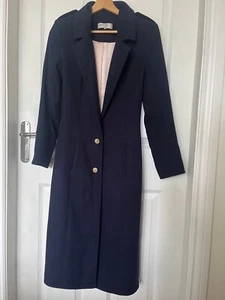 House Of Cb Navy Military Coat Xs - Picture 1 of 6