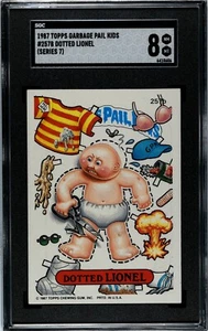 1987 Topps Garbage Pail Kids Series 7 #257b Dotted Lionel SGC 8 - Picture 1 of 2