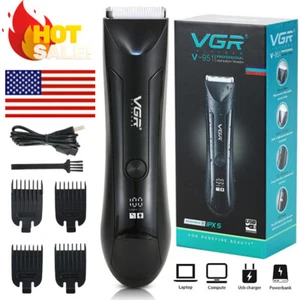 Cordless Groin Body Hair Trimmer, Electric Ball Trimmer Pubic Trimmer Men Shaver - Picture 1 of 8