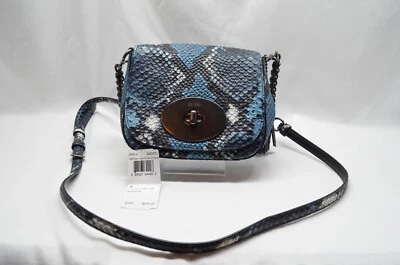 Coach blue python snakeskin bag 34516 MSRP $375 - Image 1 of 4