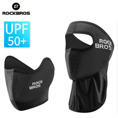 ROCKBROS Cycling Balaclava Summer Bike Anti-UV Quick Dry Scarf Motorcycle Mask  - Image 1 of 4