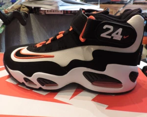 NIKE AIR GRIFFEY MAX 1 GS SAN FRANCISCO GIANTS SZ 7Y NIB COCONUT MILK ORANGE BLA - Picture 1 of 5